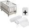 Gagi Nest Tour de lit bébé Universel + Pochette - Barrière sécurité Enfant - Doux et Respirant - Confortable et Pratique - Anti-Allergique Lavable - Ajustable
