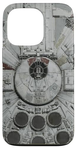 Hülle für iPhone 13 Pro Star Wars Millennium Falcon Close Up Grey