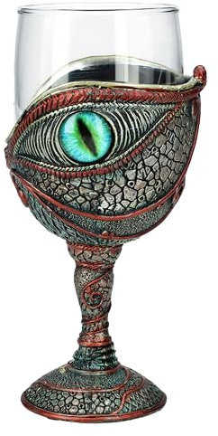 Pacific Giftware Taza de cristal con diseño de dragón, 16,5 cm, 250 ml de capacidad