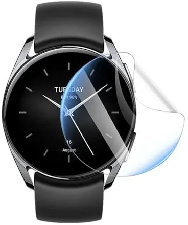 Snailcanfly 5pcs película de hidrogel para Xiaomi Watch 2 Pro 1.43 | Reloj inteligente Protector de Pantalla, Gel TPU, sensible al tacto, HD Transparente, Ultra Delgado, Auto-curación