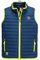SCHIETWETTER Unisex Kinder Steppweste Stian mit Reflektoren, Outdoor, mit Stehkragen, Pufferweste, leicht gefüttert navy-lime 176
