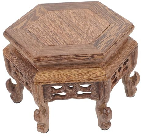 INOOMP 1piezas Soporte De Madera Para De Interior y Jardín Base De Exposición Para Soporte Estable Para Jarrones y Artesanías Para Decoración y