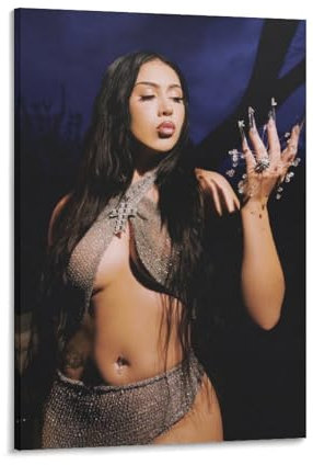 Poster Kali Uchis Sänger Kunst Musiker Leinwand Kunst Poster und Wandkunst Bild Druck Moderne Familiendekor Poster 40 x 60 cm