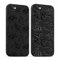 Foonary 2 Pack Fashion Phone Cases for iPhone 8/SE 2022/7/SE 2020 Case 4.7, Black Flower Aesthetic Print Soft Silicone Phone Case for Women, Shockproof Cover Protective Funda para Girls,for iPhone 7