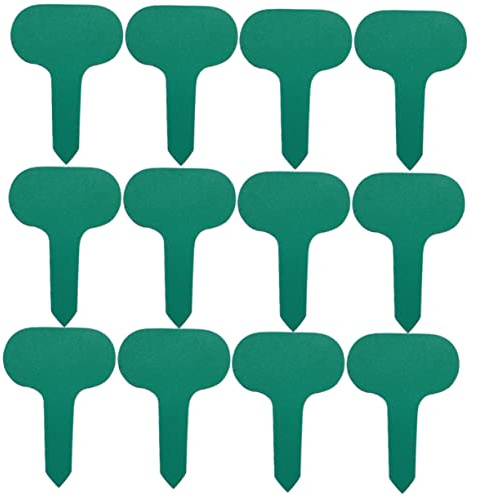 CAXUSD 400stücke Pflanzenschilder Aus Kunststoff T-form Gartenetiketten Für Pflanzenbeschriftung Wiederverwendbare Grüne Gartenlabel Für Garten Und Baumschule