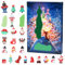 Angenster Anime Adventskalender 2024, 24 Tage Weihnachts Adventskalender Figuren Elfen Countdown Kalender, Idee Adventskalender 2024 Männer und Frauen, Weihnachtskalender für Geschenk Dekoration