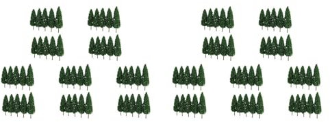 Hfourhnik 100 StüCke BäUme 1:25 Modellbahn Eisenbahn GebäUde GrüN Modell für OG MaßStab 1/25 Eisenbahn Layout Landschaft
