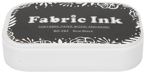 Zubehör: Waldgrünes Stempelkissen für Stempelpapier, Waschbar und Stempelkissen, Geeignet für Stempel (BD-282 reines Schwarz)