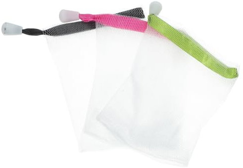 TOVINANNA 3stücke Seifenbeutel Aus Netzmaterial Für Schaumseife Gesichtsreinigungsseife Und Körperpflege Inklusive Seifenhalter Und Aufbewahrungsnetz