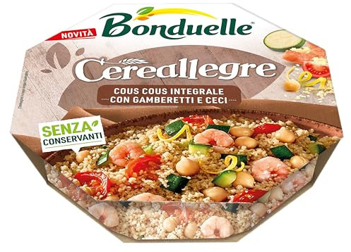 Bonduelle Cous Cous integrale con gamberetti e ceci 200g