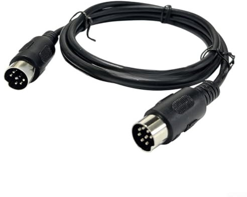 ARMYJY 8 Pin DIN Cable,1.5m Male To Male Cable Wire For MIDI Extension Line For Communication Security Monitoring