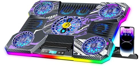 ChillCore RGB Laptop Cooling Pad, Laptop Fan Cooling Pad 9 Fans
