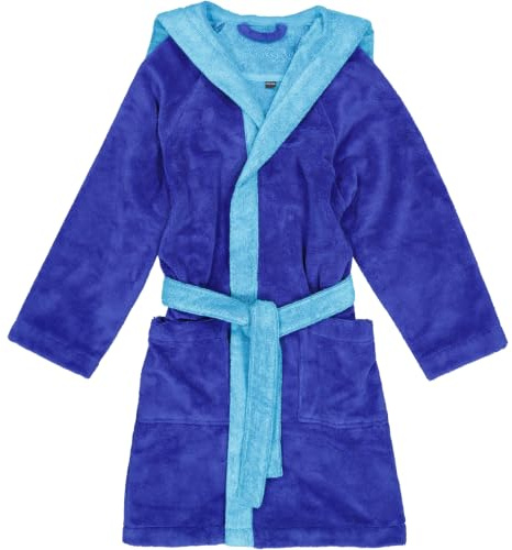 Vossen Kinderbademäntel Kinder Kapuze Bixie reflex blue/ice blue - 0008
