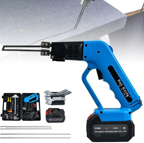 LADECNERHT Knife Styrofoam Cutter Styrofoam Cutting Tool Electric Hot Knife Foam Cutter Cordless Air Cooling Pro Electric Hot Knife Slotter Included