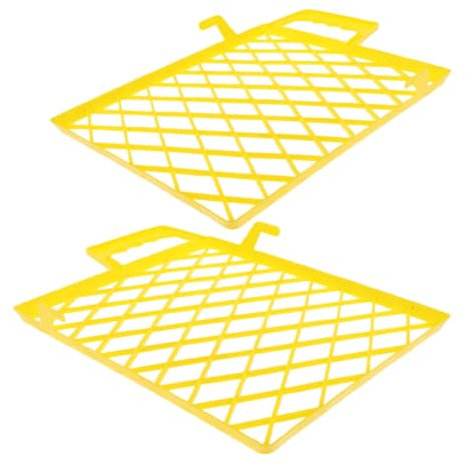Angoily 2pcs Paint Scuttle Liners Harris Paint Tray Liners Screen for Tray Plastic Grid for Bucket Diy Home Supplies