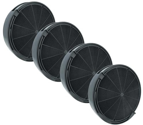 vhbw 4x Aktivkohlefilter Ersatz für Bosch 00748732, 00748733, 11006483 | für DHZ5316/01 für Dunstabzugshaube