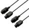 HOOKE 6ft/1.8m N64 Extension Cable for Nintendo 64 N64 Controller Extension Cord (Black-4pack)