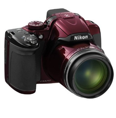Nikon Coolpix P520 Compact Digital Camera 18.1 Megapixels 3.2 Inch Screen 42x Optical Zoom Red (Renewed)