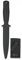 Coltello da allenamento in gomma non affilato, per arti marziali, dummy, softair, paintball, praticare, attività all'aria aperta, decorazione, 100% sicuro, K25 31994