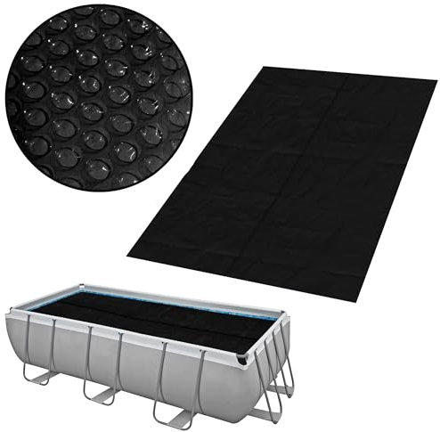 PoolSun Solarplane Schwarz 115µm Diverse Größen (300x200cm)