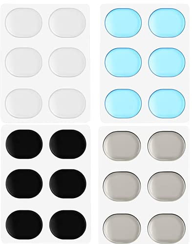Gel Dämpfer Silikon 24 stück Drum Mute Gel Transparent Ungiftig Selbstklebend Silikon Trommel Pads für Schlagzeug Klangregelung
