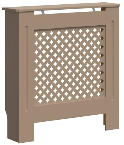 vidaXL Cache-radiateur, Couvercle de Radiateur, Housse de Radiateur Salon Chambre à Coucher Salle de Séjour Maison Intérieur, MDF 78 cm