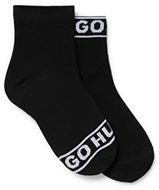 HUGO Damen 2p Sh Logo CC W 10241762 01 Damensocken (2er Pack)