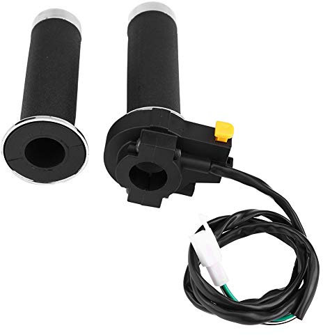 Dioche Lenkergriff Schalter, ABS Gashebel Lenkergriff Button Schalter für Motorisiertes Fahrrad (Schwarz)
