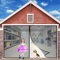 Magnet Fly Screen Door, 120x220cm, Anti Rain and Snow Air Conditioner Partition Curtain Bi Fold Door Shut Automatically for Sliding Doors Greenhouse, Customizable, Black