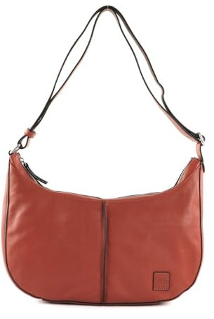 FREDsBRUDER Leder Schultertasche FB Midi Shoulderbag Brick rot