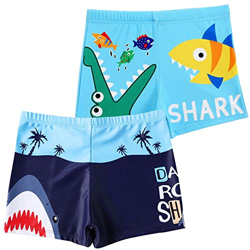 NautySaurs Boys Swim Trunks Toddler Swim Shorts Swimming Boxer Briefs
