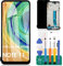 SRJTEK para Xiaomi Redmi Note 11 Pantalla de Repuesto para Xiaomi Redmi Note 11 Pantalla LCD para Xiaomi Redmi Note 11 Kit de reparación de Pantalla táctil (con Marco, Negro)