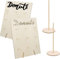 4 Stück Donut Ständer,Donut Wand Hochzeit,Donut DekorationHolz,Donut Tower Ständer,Stücke Holz Donut Wand,Donut Board,Donut Tafel,Candy Bar Donut Wand für Hochzeiten Geburtstage,Jubiläen,Konditoreie