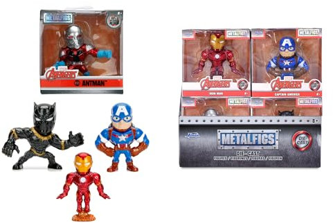 Jada Toys - Avengers Single Pack Figures, 2.5 Inches, 4 Assorted