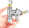T-Absperrventil, Add-A-Tee Ventil, 0,95 cm Kompressions-Wasserhahn, T-Adapter, Verteiler für Geschirrspüler, Waschmaschine, WC, Zuleitung (3/8 x 3/8 x 3/8 x 3/8)