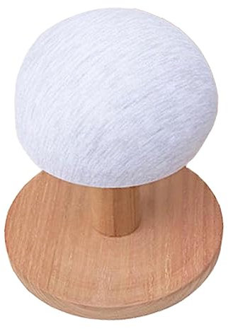 WENNEWU Taburete De Planchado Accesorios De Viaje Kit De Herramientas para El Hogar Herramienta De Hogar De Tela De Madera Tabla De Planchar,Blanco,14CM