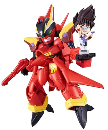 TAMASHII NATIONS - Macross 7 - VF-19 Custom Fire Valkyrie mit Basara Nekki, Bandai Spirits Tiny Session Figur