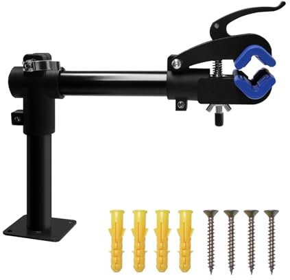 ZTZ Fahrrad-Reparaturständer, Fahrrad-Arbeitsständer mit 360° verstellbarer Klemme für einfache Fahrradwartung, Fahrrad-Reparaturständer, geeignet für Mountainbike, Rennrad, E-Bike und Klapprad