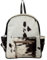 Myra Bag Rucksack für Damen – Western Upcycling-Hairon & Ledertasche, Schwarz, Classic