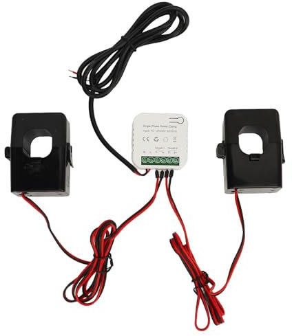 Energieüberwachung Smart Energy Meter, APP-Überwachung Echtzeit-Zangenmessgerät mit 300 A X 2 Stromwandler, Version, Smart Home Energy Monitor für 3.0 AC90-250 V