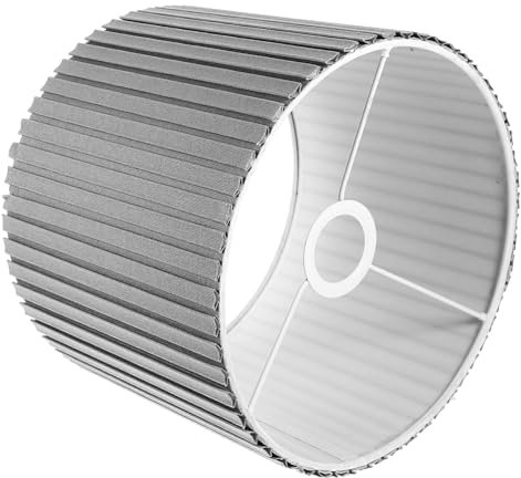 Cabilock Lampenschirm Aus Trommel Design Für Nachttischlampen Ersatzabdeckung Für Tischlampen Einfache Montage Sanfte Beleuchtung Gemütliche Atmosphäre