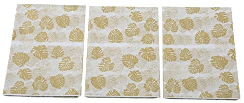 Food Grade Water-Based Ink Wrapping Paper, 30 Pieces, Environmentally Friendly Paper Suitable for Bachelor Parties (Monstera Deliciosa Leaf)