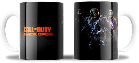 Newseny BlackOps 6 COD - Videospielbecher für Gamer | Bringt die Action in Jeden Schluck! Keramik 355 ml (Code 6)