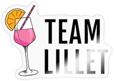 Spreadshirt Team Lillet Dezentes Logo Sticker Aufkleber, 10 x 10 cm, Transparent glänzend