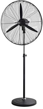 PUR LINE | Industrieller Standventilator mit Kupfermotor und Aluminiumflügeln – 3 Geschwindigkeiten, Durchmesser 75 cm, automatische Oszillation und stabiler 6,5-kg-Standfuß