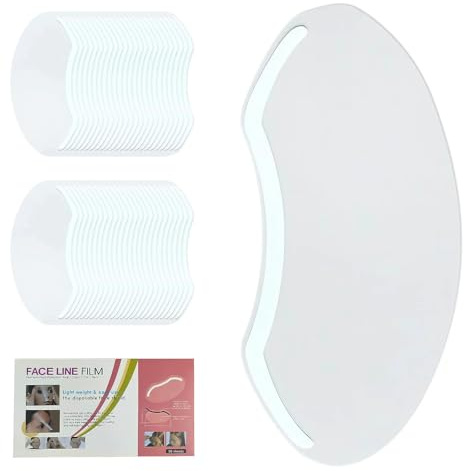 50 PCS Eye Shield After Cataract Surgery Disposable Clear Plastic Eye Shield for Showering Haircut Hairspray Plastic Face Visors for Microblading Shower Visor for Adults Mascara Shield