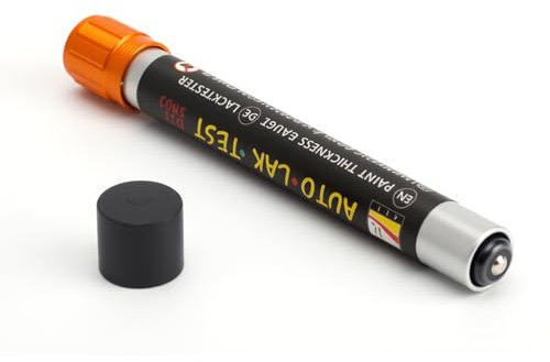 TNSLAND Schichtdickenmessgerät Magnetische Lackmessgerät Auto Autolack Tester Lackdickenmessgerät Lackdickenmesser Lacktester Auto Karosserie Schadens Detektor mit Magnetspitzenskala