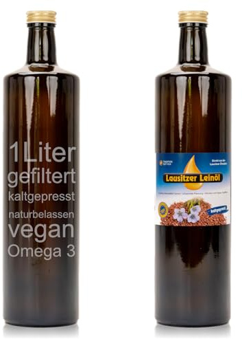Lausitzer Leinöl (kaltgepresstes Leinöl), 1 Liter