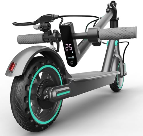 Kalorace E Scooter 350W/500W Motor,E Roller bis 120kg/150kg Tragkraft,Max 38/48 KM Reichweite,max 20km/h,8,5/10 Zoll Reifen, IPX5,Faltbarer,Dual-Bremsen, Display, App