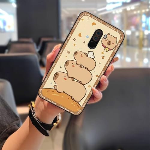 Générique Coque de téléphone Compatible avec Xiaomi F1/Xiaomi Pocophone F1, Coque Souple Anti-Chocs Mignonne pour téléphone Portable, Motif Graffiti